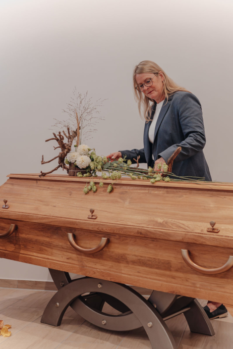 Frau Krause bei der Arbeit